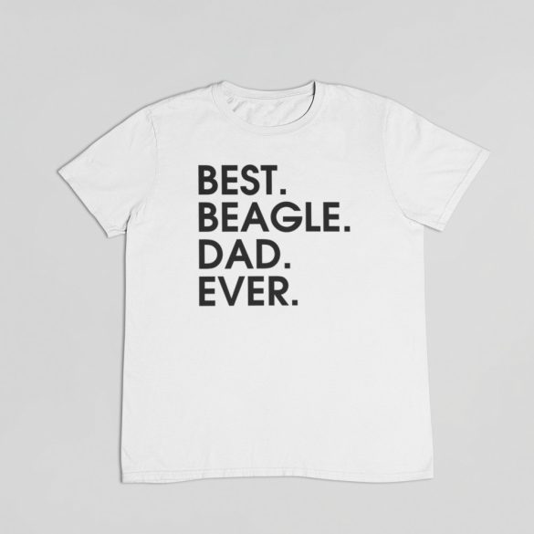 Best beagle dad ever férfi póló