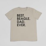 Best beagle dad ever férfi póló