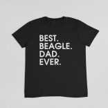 Best beagle dad ever férfi póló