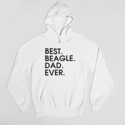 Best beagle dad ever férfi pulóver