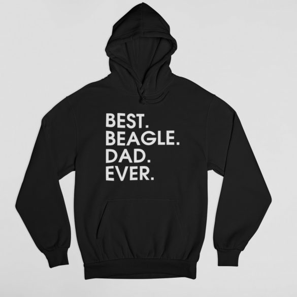 Best beagle dad ever férfi pulóver