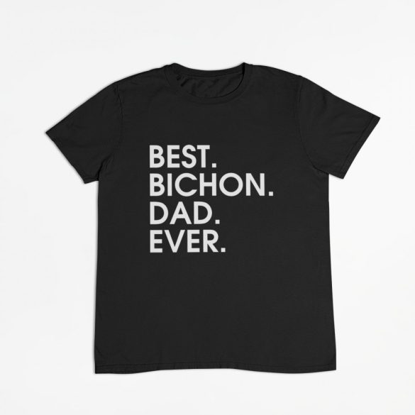 Best bichon dad ever férfi póló