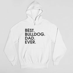 Best bulldog dad ever férfi pulóver