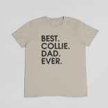 Best collie dad ever férfi póló