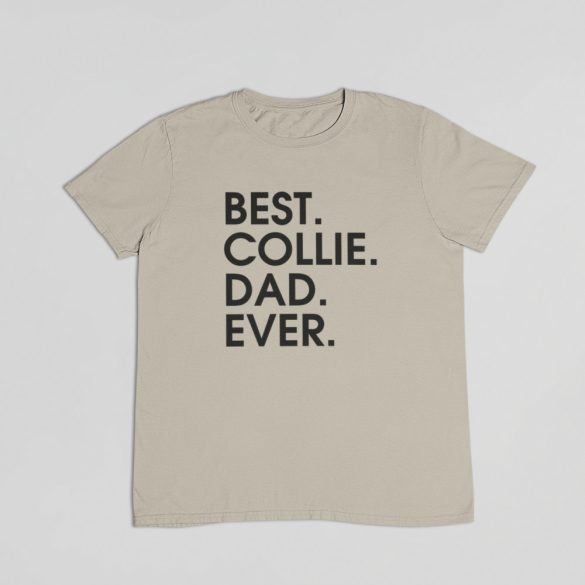 Best collie dad ever férfi póló