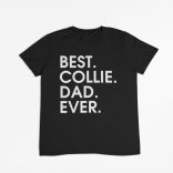 Best collie dad ever férfi póló