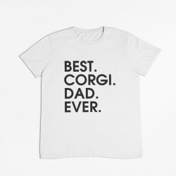 Best corgi dad ever férfi póló