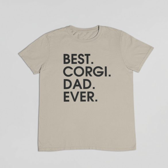 Best corgi dad ever férfi póló