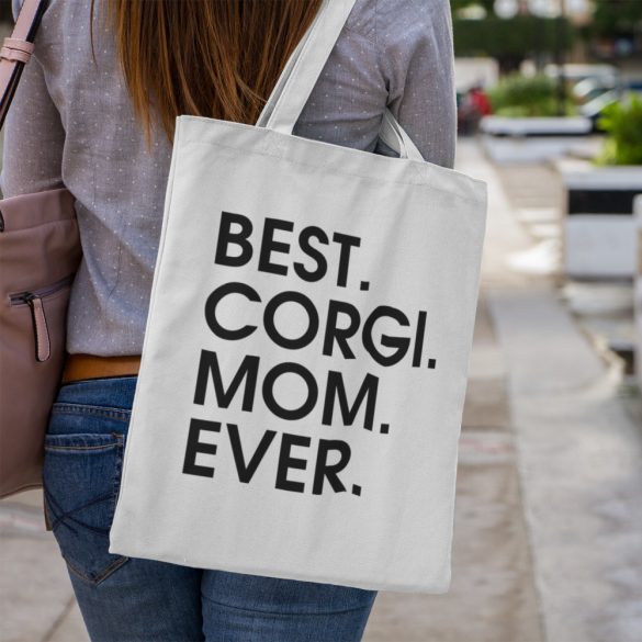 Best corgi mom ever vászontáska