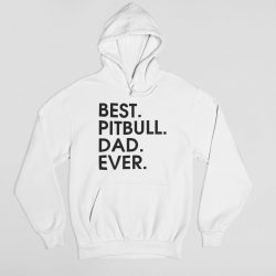 Best pitbull dad ever férfi pulóver
