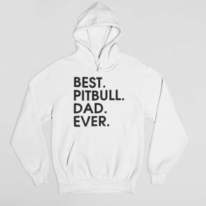 Best pitbull dad ever férfi pulóver