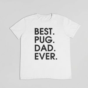 Best pug dad ever férfi póló