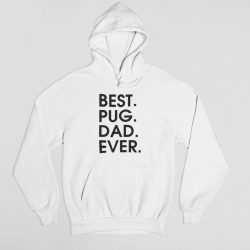 Best pug dad ever férfi pulóver