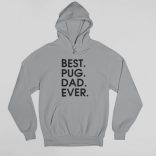Best pug dad ever férfi pulóver