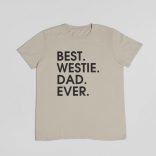 Best westie dad ever férfi póló