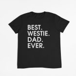 Best westie dad ever férfi póló