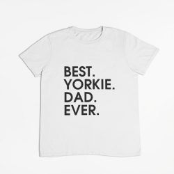 Best yorkie dad ever férfi póló