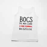 Bocs de ma csak a shih tzummal beszélek férfi atléta