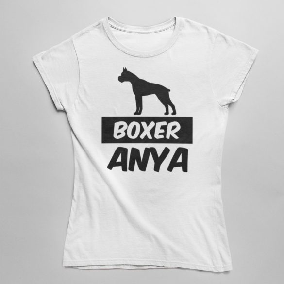 Boxer anya női póló