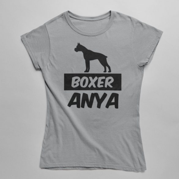 Boxer anya női póló