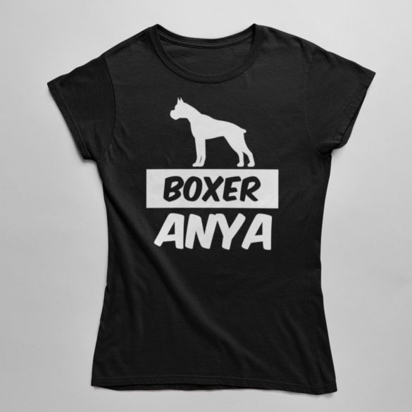 Boxer anya női póló