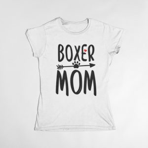 Boxer mom női póló
