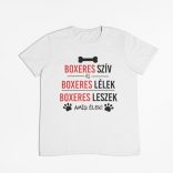 Boxeres szív és boxeres lélek férfi póló