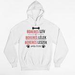 Boxeres szív és boxeres lélek női pulóver