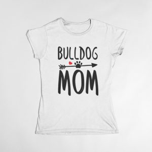 Bulldog mom női póló