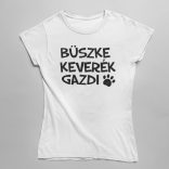 Büszke keverék gazdi női póló