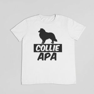 Collie apa férfi póló