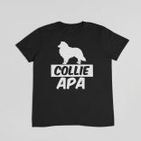 Collie apa férfi póló