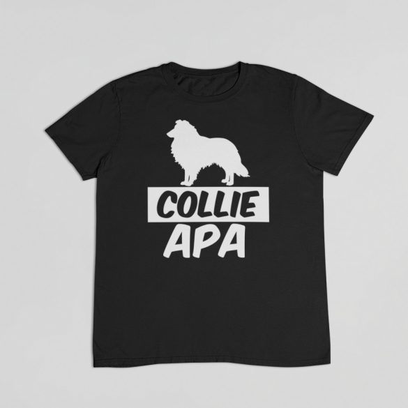 Collie apa férfi póló