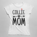 Collie mom női póló