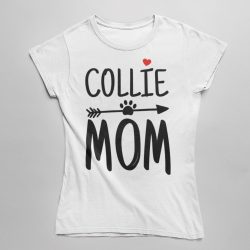 Collie mom női póló