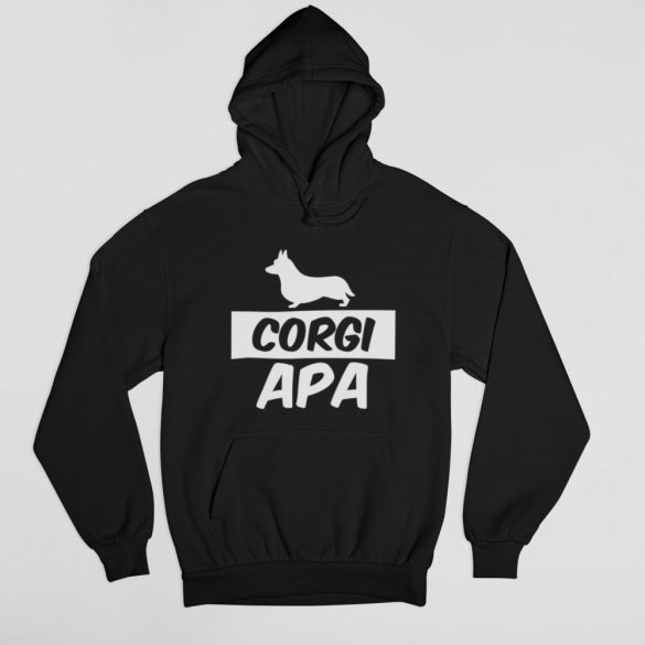 Corgi apa férfi pulóver