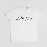 Corgi heartbeat férfi póló