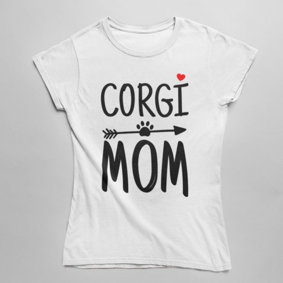 Corgi mom női póló