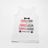 Crogis szív és corgis lélek női atléta