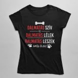 Dalmatás szív és dalmatás lélek női póló