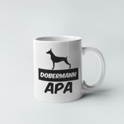 Dobermann apa bögre