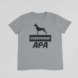 Dobermann apa férfi póló