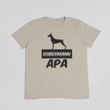 Dobermann apa férfi póló