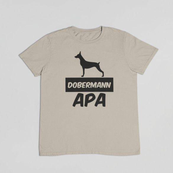 Dobermann apa férfi póló
