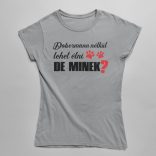 Dobermann nélkül lehet élni, de minek? női póló