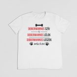 Dobermannos szív és dobermannos lélek férfi póló