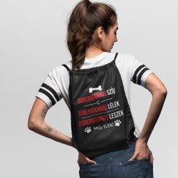 Dobermannos szív és dobermannos lélek tornazsák