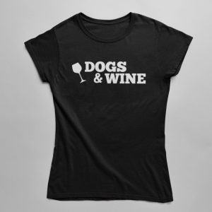 Dogs&Wine (v2) női póló