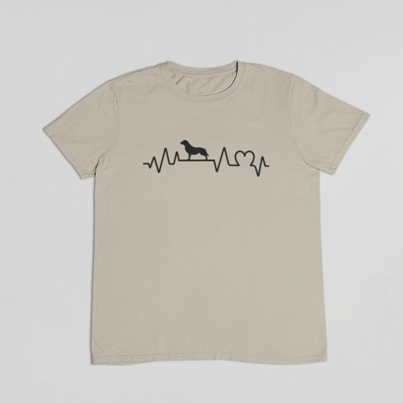 Golden Retriever heartbeat férfi póló