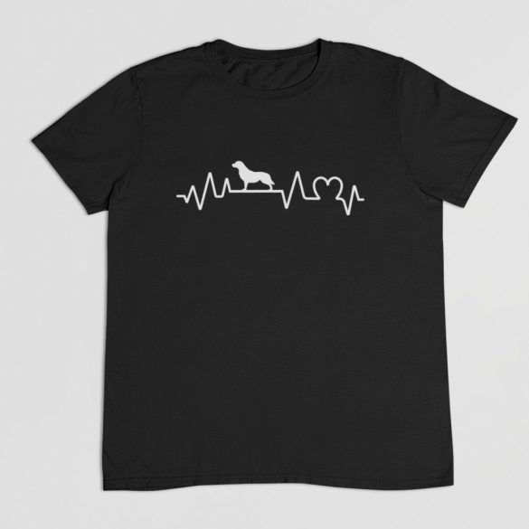 Golden Retriever heartbeat férfi póló